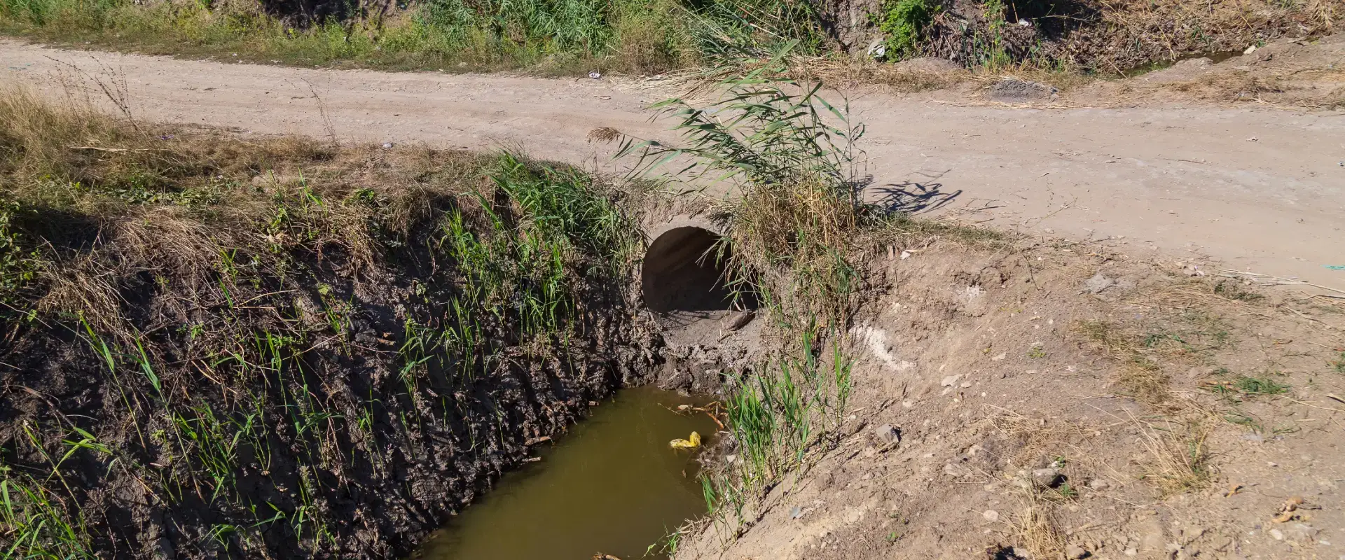 3L Land Services drainage ditch culvert pipe installation rural dirt road ivanhoe tx 3l land services
